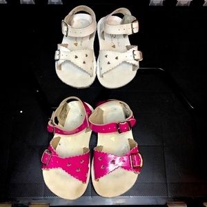2 Pairs Sun San Baby 6 Sandals Sweet Salt Water